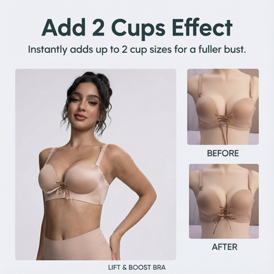 Lace & Lift™ Adjustable Push-Up Bra - Add 2 Bra Sizes Instantly