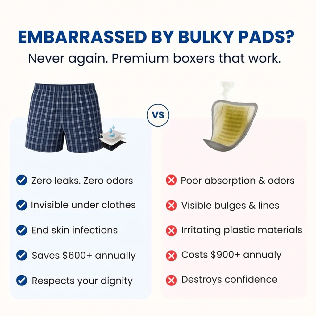 DryGuard™ Ultra Absorbent Incontinence Boxers