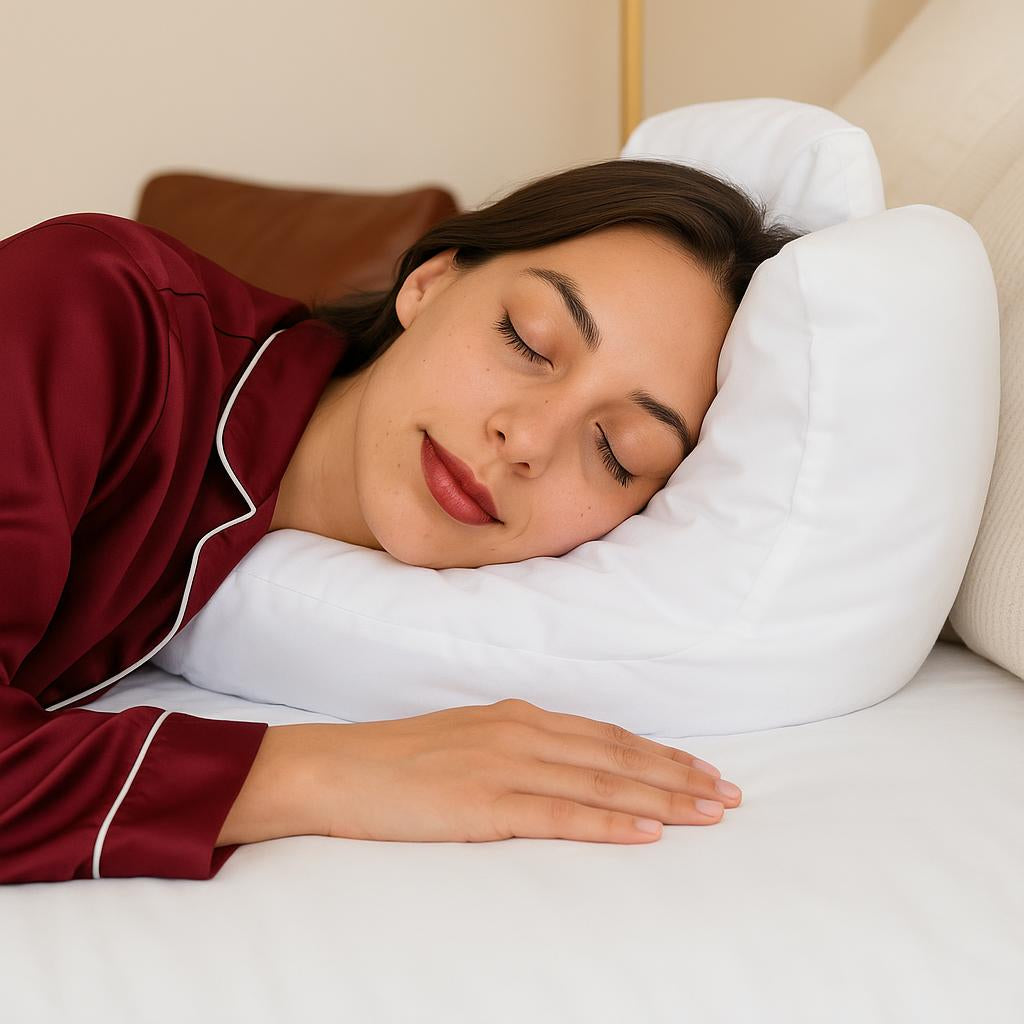 Anti Wrinkle Sleep Pillow + Pillowcase