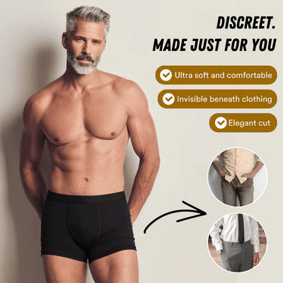 DryGuard™ - Real Boxer Briefs. Built-In Leak Protection.