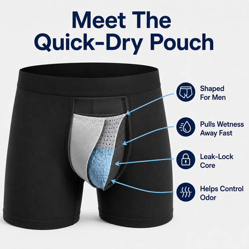 DryGuard™ Quick-Dry Incontinence Boxer Briefs