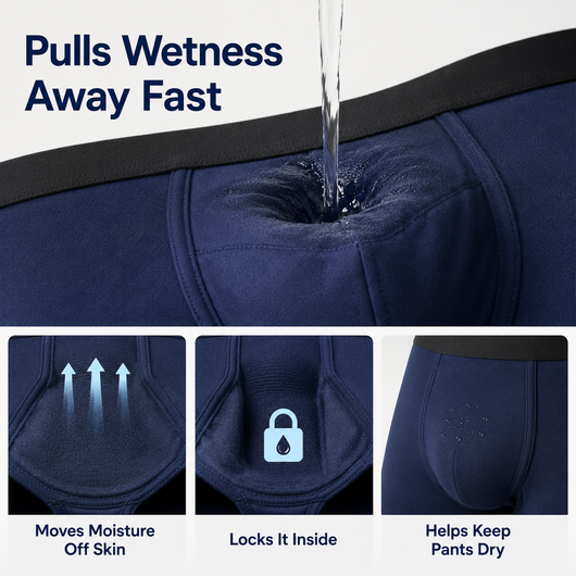 DryGuard™ Quick-Dry Incontinence Boxer Briefs