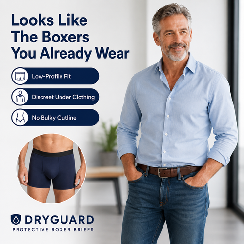 DryGuard™ Quick-Dry Incontinence Boxer Briefs