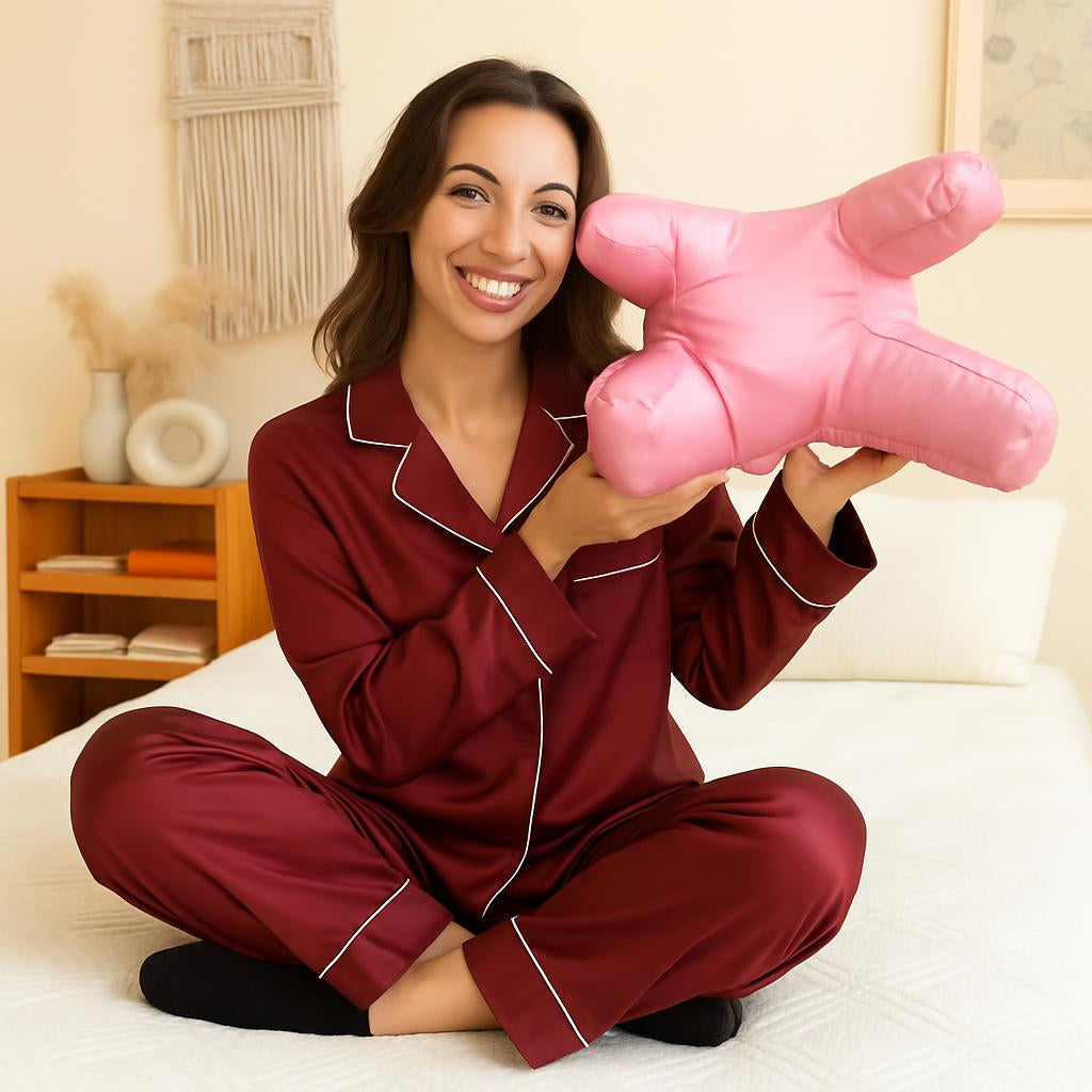 Anti Wrinkle Sleep Pillow + Pillowcase